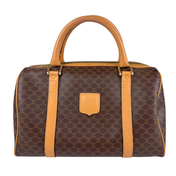 Celine Leather Macadam Handbag brown - Picture 1 of 4